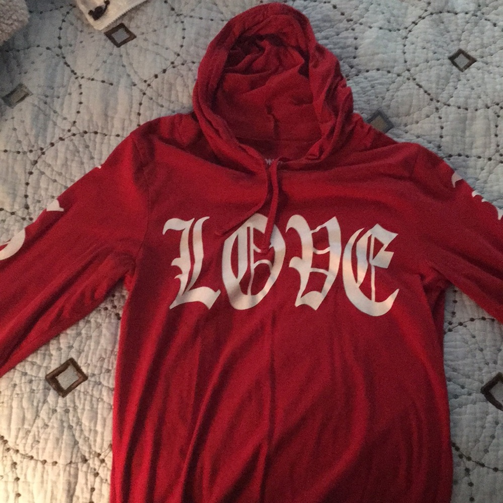Red hoodie
